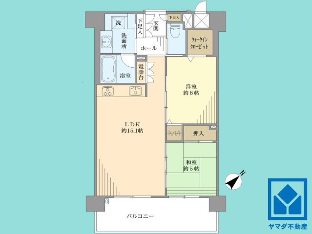 エイジングコート淀城公園の間取り