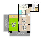 大阪市港区築港４丁目の賃貸マンションの間取り