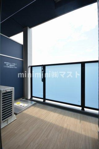 大阪市港区夕凪２丁目の賃貸マンションのバルコニー