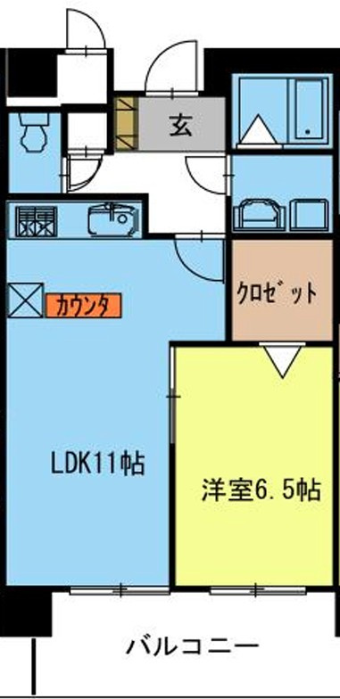 大阪市港区波除２丁目の賃貸マンションの間取り