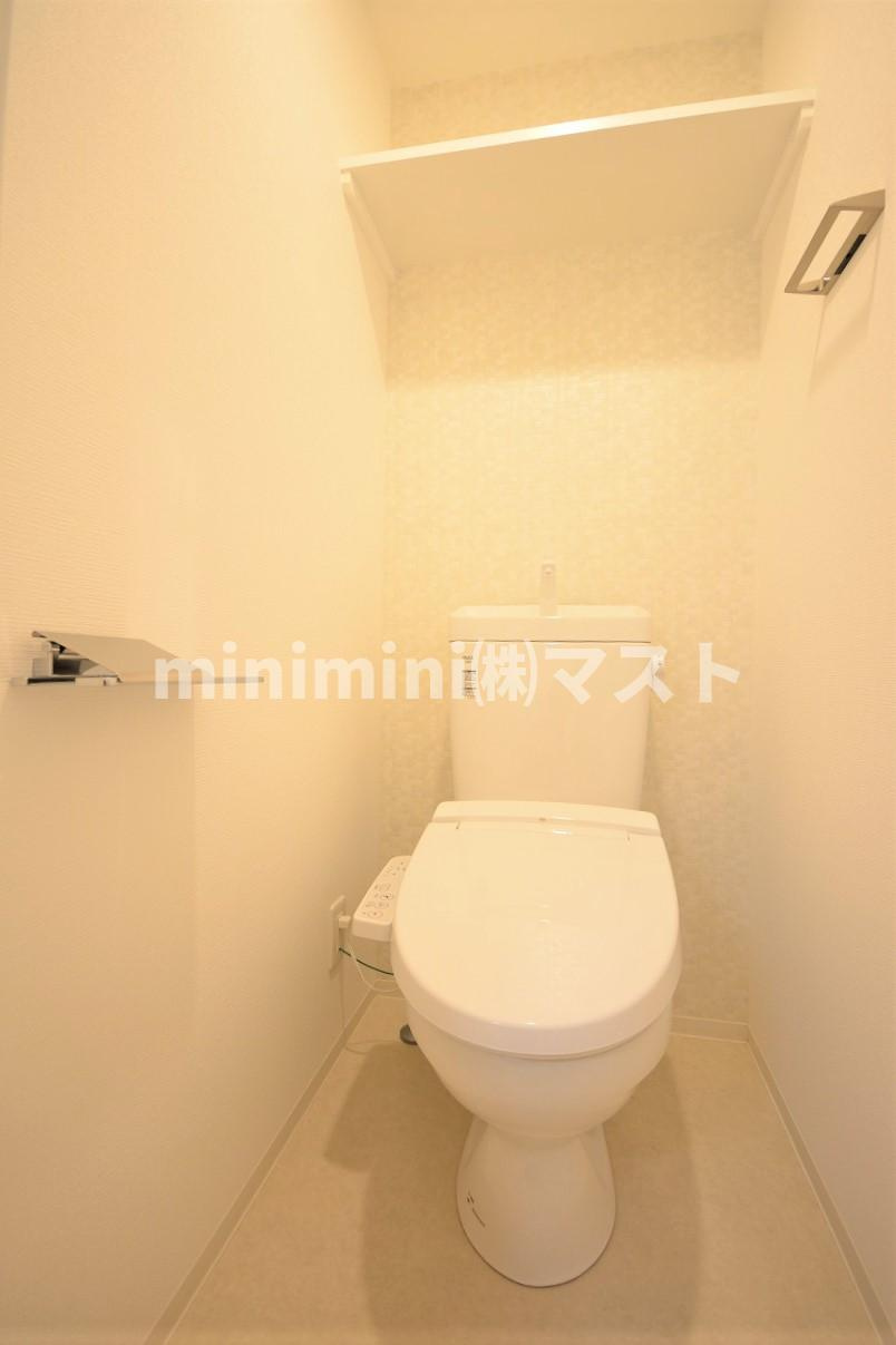 大阪市港区市岡１丁目の賃貸マンションのトイレ