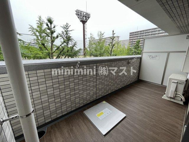 大阪市港区波除５丁目の賃貸マンションのバルコニー