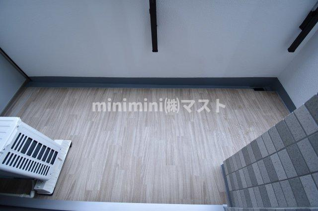 大阪市港区夕凪１丁目の賃貸マンションのバルコニー