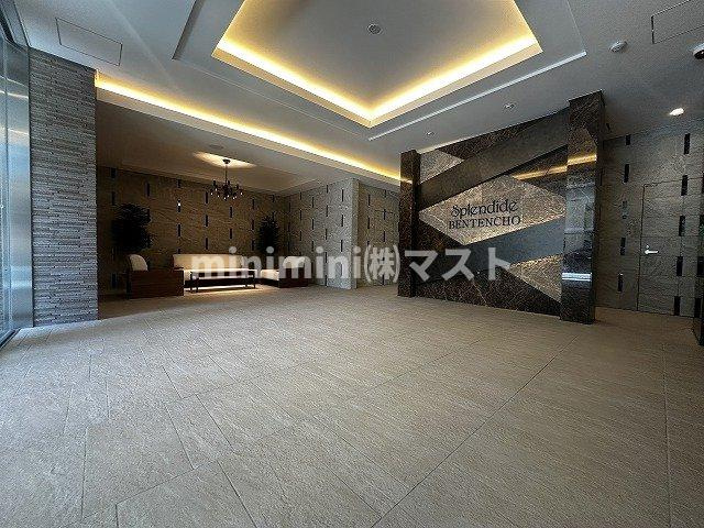 大阪市港区波除５丁目の賃貸マンションのロビー