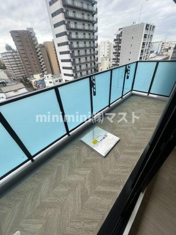 大阪市港区弁天５丁目の賃貸マンションのバルコニー
