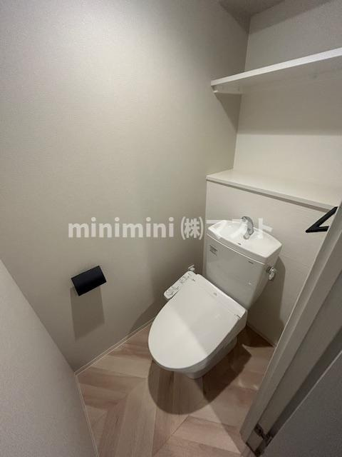 大阪市港区弁天５丁目の賃貸マンションのトイレ