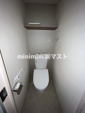 大阪市港区市岡元町１丁目の賃貸マンションのトイレ