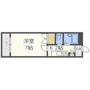 東宝ビルの間取り|別号室タイプ