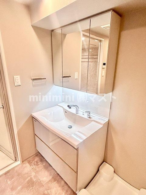 大阪市福島区海老江２丁目の賃貸マンションの洗面所