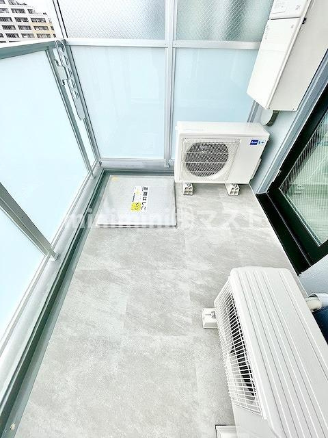 大阪市福島区海老江２丁目の賃貸マンションのバルコニー
