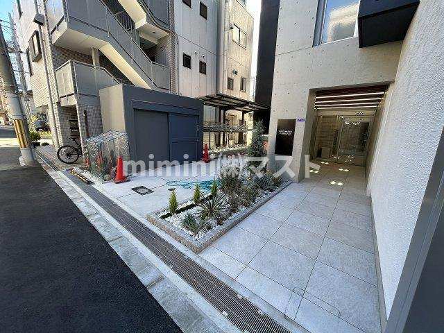 大阪市福島区鷺洲２丁目の賃貸マンションのエントランス