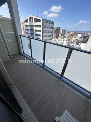 大阪市福島区鷺洲３丁目の賃貸マンションのバルコニー