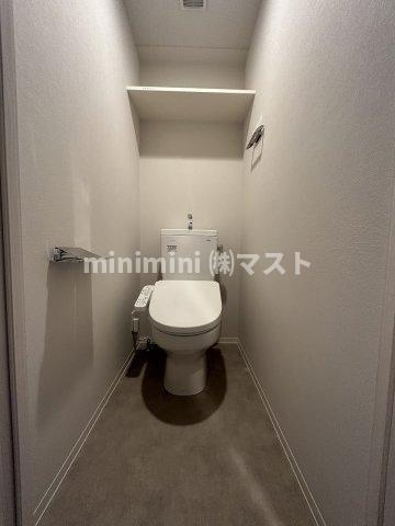 大阪市福島区鷺洲３丁目の賃貸マンションのトイレ