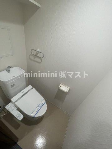 大阪市福島区福島３丁目の賃貸マンションのトイレ