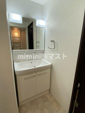 大阪市福島区福島３丁目の賃貸マンションの洗面所
