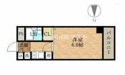 大阪市福島区海老江２丁目の賃貸マンションの間取り