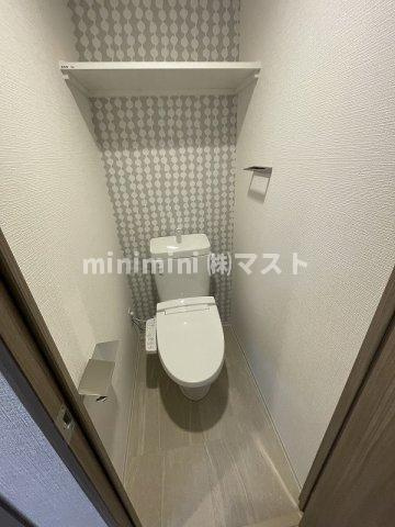 大阪市福島区鷺洲５丁目の賃貸マンションのトイレ