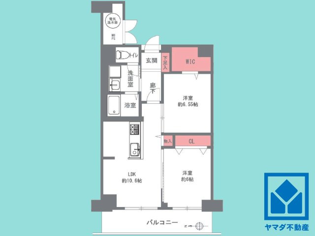 南塚口スカイハイツの間取り