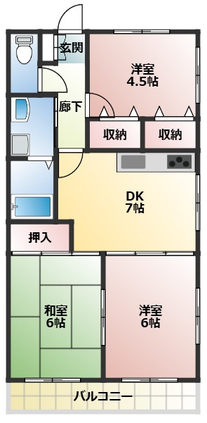 エリジアハイツ桟橋の間取り