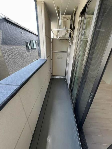 パラシアⅡのバルコニー