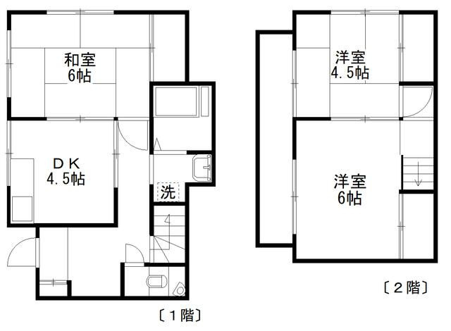 小川貸家の間取り