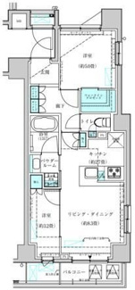 【間取り】 | ヴィークブライト月島