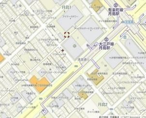【地図】 | S-RESIDENCE月島（エスレジデンス月島）