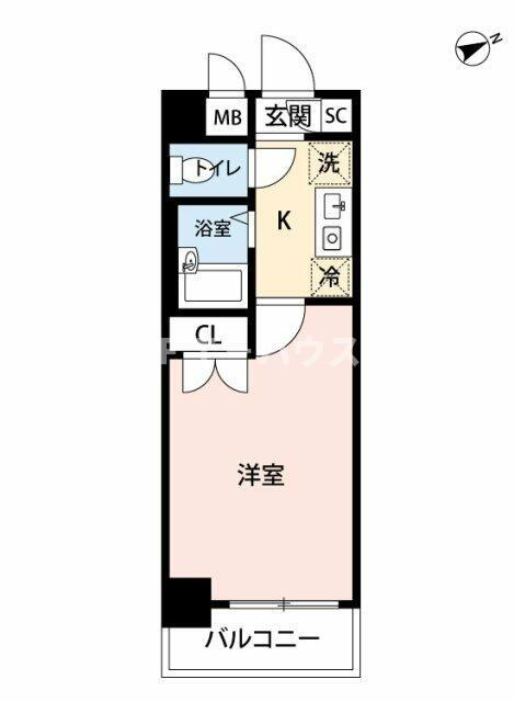 プライマル西船橋の間取り