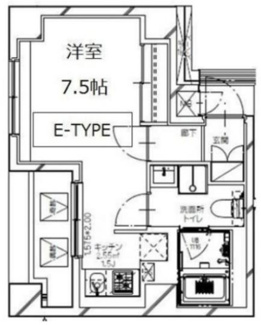 【間取り】 | S-RESIDENCE月島（エスレジデンス月島）