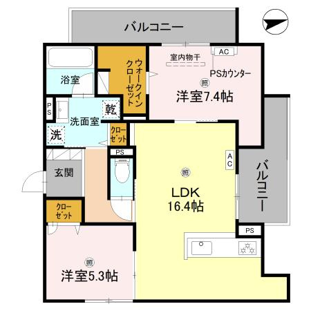 【間取り】 | (仮称)D-ROOM高槻市寿町