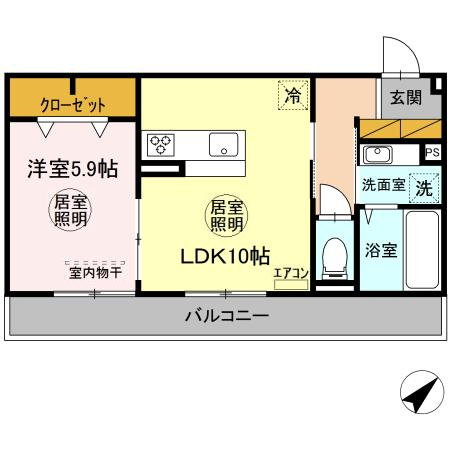 グラシアおおたかの森の間取り