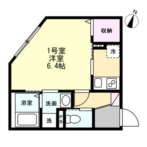 ベイルーム海老名モンドの間取り