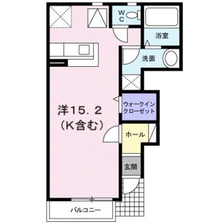 【間取り】 | ペルレトゥルムＢ | 「ペルレトゥルムＢ」の間取りです