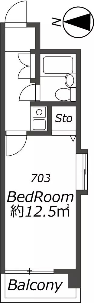 AP1020 ライオンズマンション丸の内第6 703の間取り|




