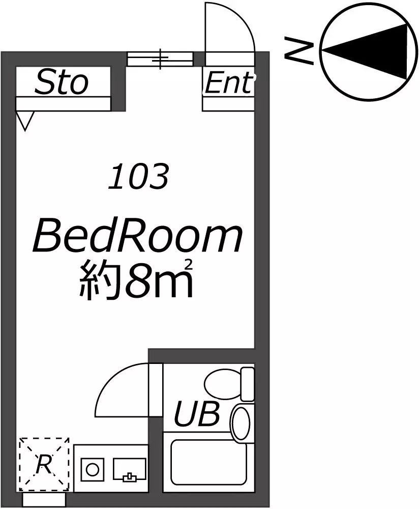 AP1182 ビッグウッドⅡ 103の間取り|




