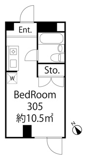 【間取り】 | AP1068 石神井台高野マンション 305 | 



