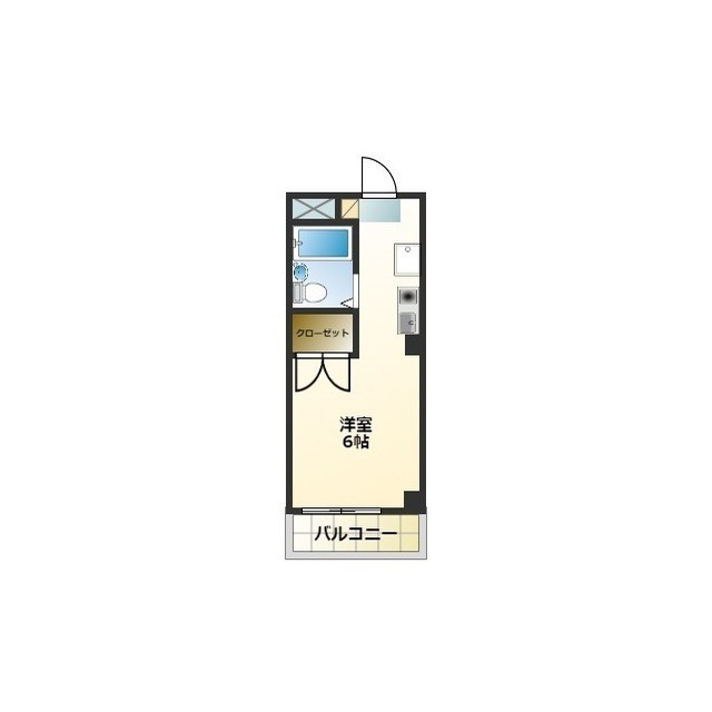 セシーズ府中の間取り