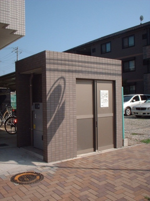 入居者専用のゴミ置き場