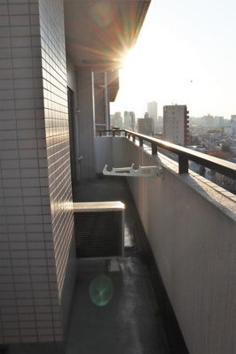 ★天気の良い日はバルコニーで外干し★