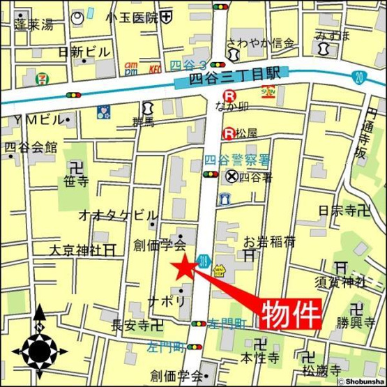 【地図】 | フォルム四谷外苑東