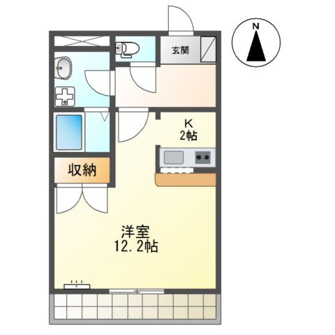 アメニティ冨士見の間取り