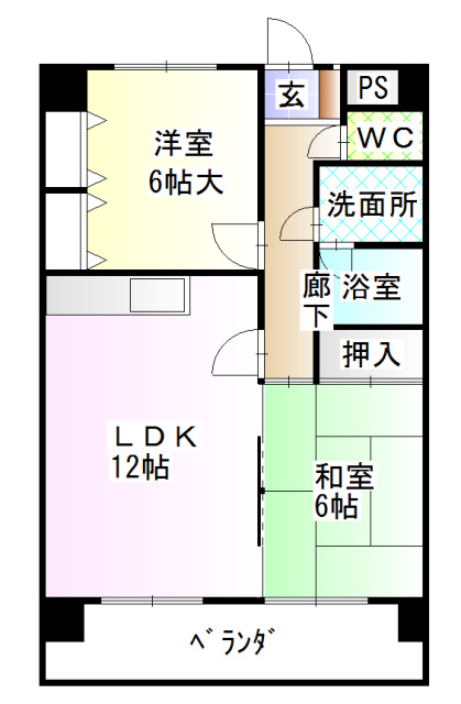 リーブル原Ⅱの間取り