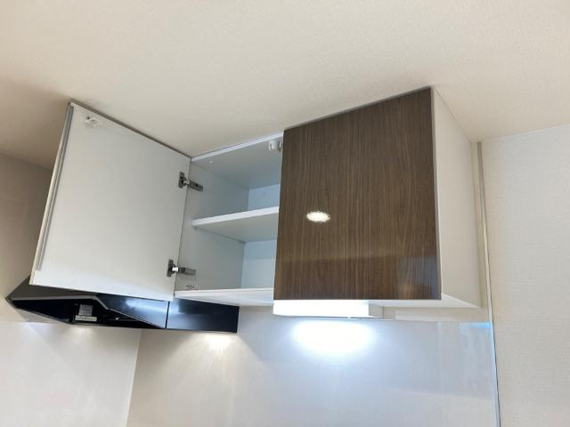 ソラナ宮本のキッチン|キッチン上部収納