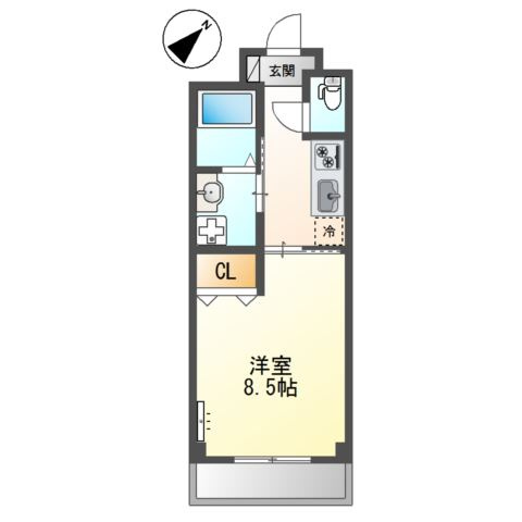ソラナ宮本の間取り