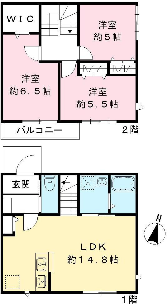 三沢５丁目戸建の間取り