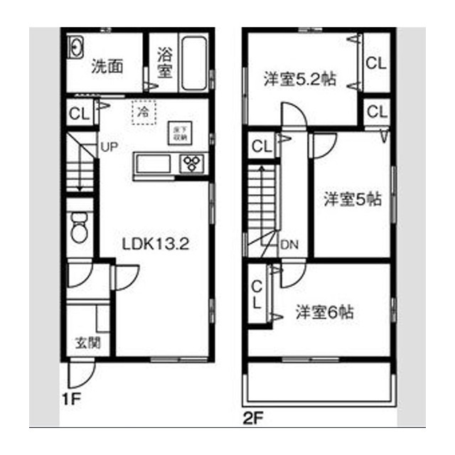 Ｌａｎｄ　ｃｏｕｒｔ　高田橋駅の間取り