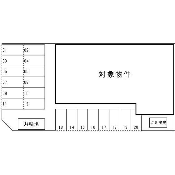 岐阜市茜部本郷２丁目のアパートの外観