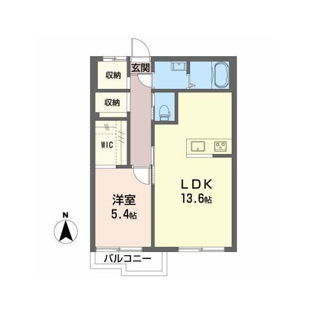 ネオ　フルールの間取り