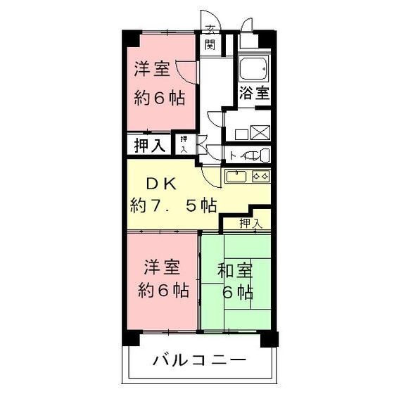 ビューネの間取り