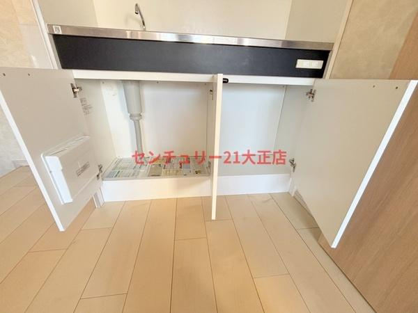 大阪市港区築港４丁目の賃貸マンションのキッチン